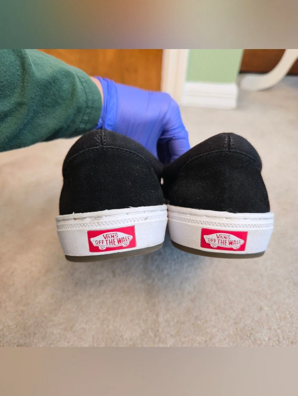 Vans BMX Slip-On Black Suede Size 9 Wafflecup Duracap